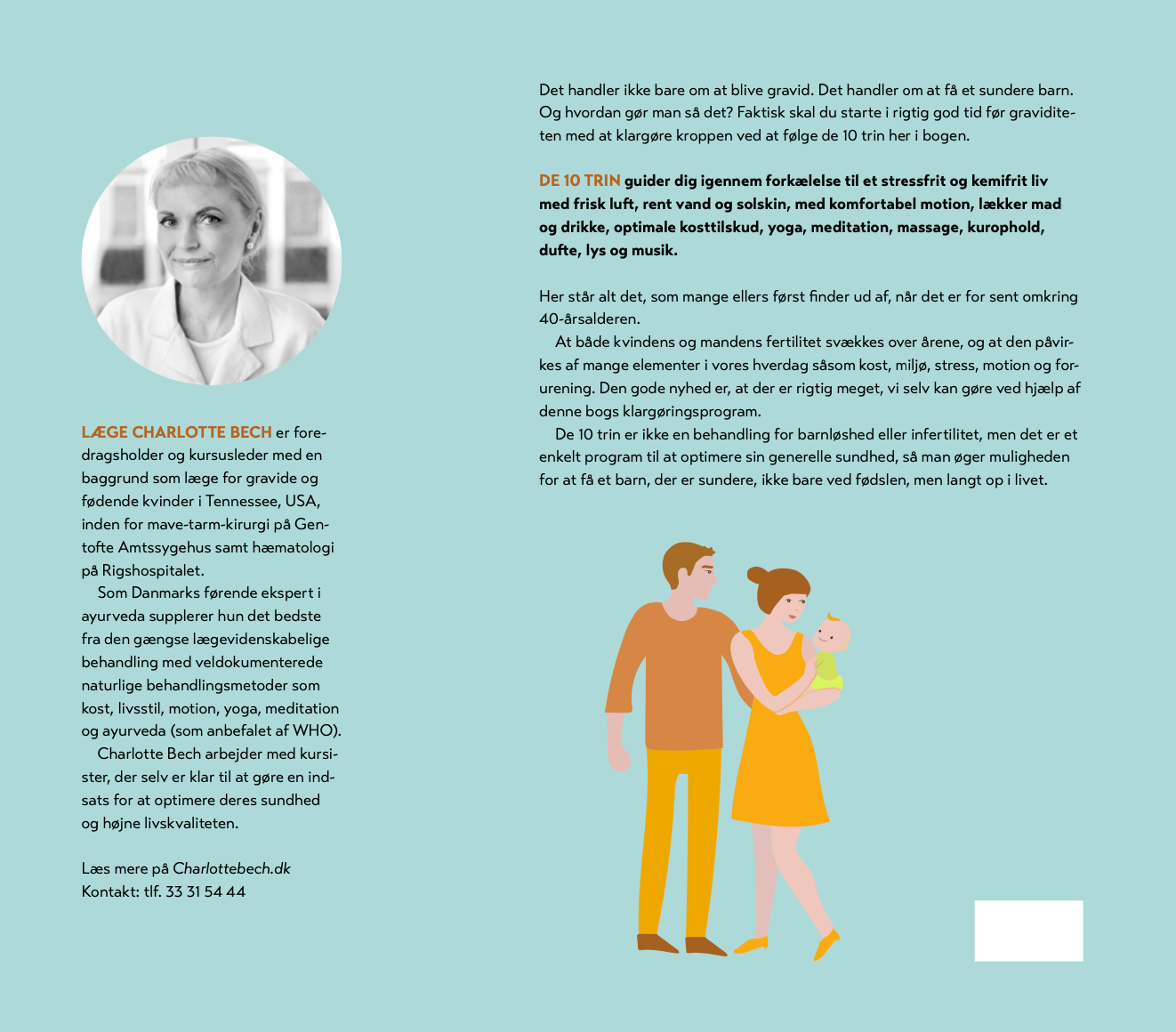 Klargør kroppen før graviditet - bog af læge Charlotte Bech